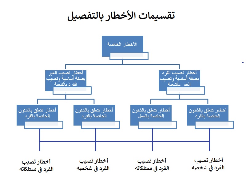 تقسيمات الأخطار الخاصة بالتفصيل - الخطر والتأمين - تعريف الأخطار