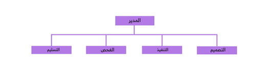 الهيكل القطاعي للعمليات Process Divisional Structure