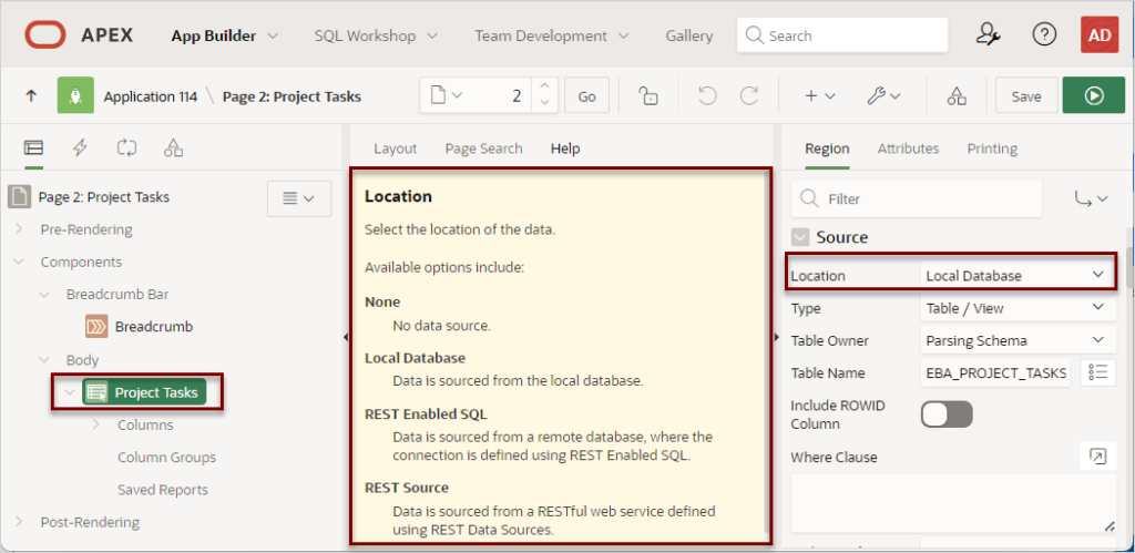 7.2.3.3 علامة التبويب "المساعدة" Help